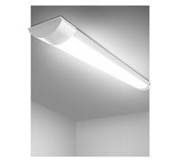 Bellanny Réglette LED Étanche 90CM, Plafonnier Extérieur 30W 3600LM Blanc Froid 6500K, Tube Aluminium et PC pour Bureau, Entrepôt, Garage, Sous-sol, Atelier
