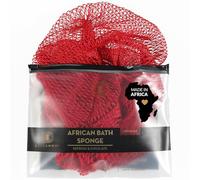 Bellanomi Éponge exfoliante africaine authentique d'origine éthique du Nigeria - 114,3 cm de long - Prune