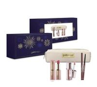 BellaOggi Italie - Coffret Maquillage Lèvres Couleur Magnifier + Gloss Affair + Crayon Lèvres + Pochette - Kit Make Up Femme Cadeau - Rouge à Lèvres Gloss et Crayon Professionnel - Fabriqué en Italie