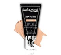 Bellapierre BB Crème SPF 20 | Correcteur, fond de teint et hydratant | Non toxique et sans paraben | Applicateur à pompe - 50 grammes - Light