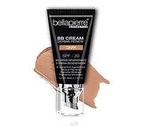 Bellapierre BB Crème SPF 20 | Correcteur, fond de teint et hydratant | Non toxique et sans paraben | Applicateur à pompe - 50 grammes - Dark