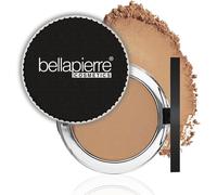 Bellapierre Compact Mineral Foundation ¿ Fond De Teint Mineral Compact Spf 15 Vegan & Cruelty-Free Hypoallergénique Couvrance Totale - 10 Grammes - Nutmeg