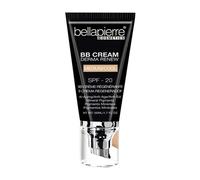 Bellapierre BB Crème SPF 20 | Correcteur, fond de teint et hydratant | Non toxique et sans paraben | Applicateur à pompe - 50 grammes - Medium Cool