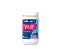 BELLAQUA Chlore Choc Piscine & Spa 1 kg Chlore Rapide & Entretien Régulier | Facile à utiliser, 200g / 10 m³ en traitement choc, 50g / 10 m³ en entretien régulier, compatible piscine et spa