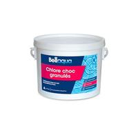 BELLAQUA Chlore Choc Piscine & Spa 3 kg Chlore Rapide & Entretien Régulier | Facile à utiliser, 200g / 10 m³ en traitement choc, 50g / 10 m³ en entretien régulier, compatible piscine et spa