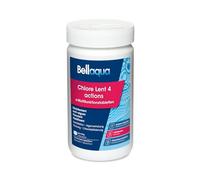 Bellaqua Chlore Lent Multifonction Piscine 1 kg - Galets de Chlores 200g - Traitement Complet Piscine - Désinfection, Anti-Algues, Floculant, Protection du Chlore