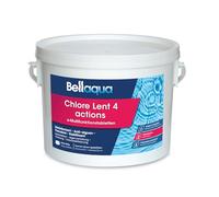 Bellaqua Chlore Lent Multifonction Piscine 3 kg - Galets de Chlores 200g - Traitement Complet Piscine - Désinfection, Anti-Algues, Floculant, Protection du Chlore