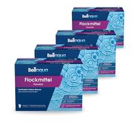Bellaqua Floculant Piscine 4 x 1 kg - Clarifiant Puissant - Élimine Les Particules Fines - Eau Claire et Limpide - Compatible Filtre à Sable