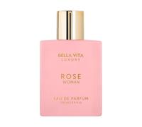 Bellavita Luxury ROSE Eau de Parfum | Fresh, Rose, Musk Scent Profile with Floral Peach, Blackcurrant, Mandarin, and Pink Pepper Top Notes | 100 ml | Perfume for Women