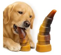 BellaWagg Lot de 2 jouets à mâcher pour chiens agressifs, jouets indestructibles pour chiens de grande taille, moyenne et petite race, super masticateur avec nylon résistant, cadeau pour chiens