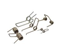 BELLAY Diamètre du fil : 2,0 mm, bobine hélicoïdale en acier à couple constant, ressort à double torsion 5 pièces (couleur : métallique, taille : 2,0-NO13)