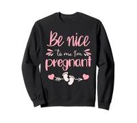 Belle Annonce de Grossesse Maman to Be Baby Feet Art Sweatshirt