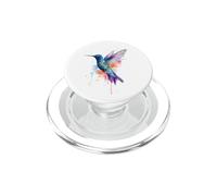 Belle Aquarelle Colibri colorée pour Amoureux des Oiseaux PopSockets PopGrip pour MagSafe