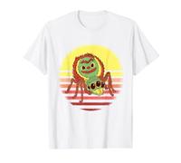 Belle araignée Paon Maratus Volans arachnide Insecte Insecte T-Shirt Graphique avec Valeur, Homme, Blanc, M