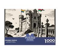 Belle Architecture Puzzle 1000 Pièces Educa Jouet en Bois Cadeau Unique Décoration Intérieure Vue Jeu Éducatif Challenge Toy Adultes & Enfants des 14 Ans 38x26cm/1000pcs