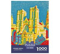 Belle Architecture Puzzle 1000 Pièces Educa Jouet en Bois Cadeau Unique Décoration Intérieure Vue Jeu Éducatif Challenge Toy Adultes & Enfants des 14 Ans 38x26cm/1000pcs