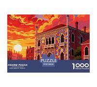Belle Architecture Puzzle 1000 Pièces Educa Jouet en Bois Divertissement Créatif Décoration Intérieure Vue Jeu Éducatif Challenge Toy Adultes & Enfants des 14 Ans 38x26cm/1000pcs