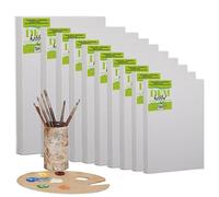 BELLE ARTI - Toile à Peindre 40 x 50 x 1,7 cm - Fabriquée en Italie pour Artistes et Amateurs - Cadre Robuste, Tension Réglable - 100% Coton pour Huile