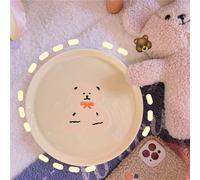 Belle Assiette À Dîner En Céramique 4 Pouces, 1 Pièce, Assiette D'hiver Pour Enfants, Vaisselle Bon Marché, Drop Shop