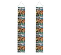 Belle bannière de porche imprimée italienne, bannière extérieure, décorations de Thanksgiving, pour toutes les célébrations