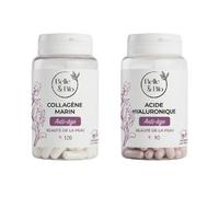 Belle & Bio Anti-âge Lot de 1 Collagène Marin + 1 Acide Hyaluronique