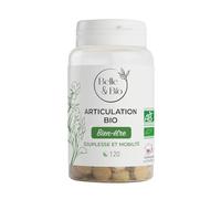 Belle&Bio - Articulation Bio - 120 comprimés - Articulation - Certifié Bio par Ecocert - Harpagophytum, Cassis et Bambou - Fabriqué en France