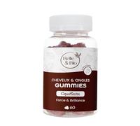 Belle&Bio - Gummies Cheveux & Ongles - Réduit la casse et améliore la résistance des ongles - Compléments Alimentaires - Made in France - Zinc, Vitamine B12, B9, B8, C, B6 - Cure 1 mois - 60 Gummies