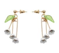 Belle boucle d'oreille de de muguet de la vallee pendentif en gros