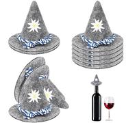 Belle bouteille de vin en feutre Chapeau en feutre unique pour animaux de compagnie Élasticité pour la décoration de la maison Accessoire de fête