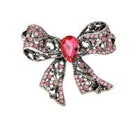 Belle broche à nœud papillon rétro avec en, bijoux élégants, accessoire de robe, pour, sœur et amie, broche courbée en alliage de Vintage