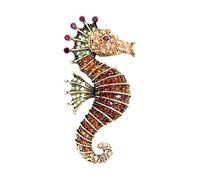 Belle broche hippocampe en alliage, délicate faite à la main, accessoire d ' épingle à revers pour femmes amoureux de la mode, épingle élégante
