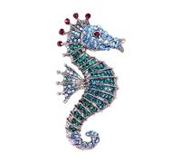 Belle broche hippocampe en alliage, délicate faite à la main, accessoire d ' épingle à revers pour femmes amoureux de la mode, épingle élégante