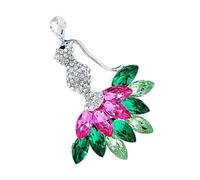 Belle broche Merman à Double usage, peut être portée comme pendentif ou épingle à revers, accessoire de robe de manteau pour, épingle à revers de fête en alliage