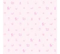 Belle Chambre De Bébé Papier Peint Pour Filles Avec Motif Rose