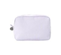 Belle Cosmétique Stripe Toitrage Portable Maquillage Organisateurs Esthétique Organisateurs De Soins La Peau pour Femmes Stripe Travel Théorie Maquillage