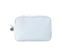Belle Cosmétique Stripe Toitrage Portable Maquillage Organisateurs Esthétique Organisateurs De Soins La Peau pour Femmes Stripe Travel Théorie Maquillage