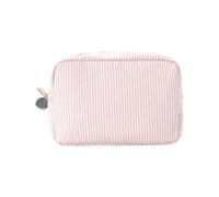 Belle Cosmétique Stripe Toitrage Portable Maquillage Organisateurs Esthétique Organisateurs De Soins La Peau pour Femmes Stripe Travel Théorie Maquillage
