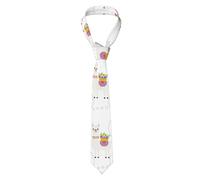 Belle cravate d'été maritime pour homme Cravate formelle Fête Cadeau de mariage Cravate pour homme Cravate Skinny Tie, lama, taille unique