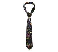 Belle cravate d'été maritime pour homme Cravate formelle Fête Cadeau de mariage Cravate pour homme Cravate Skinny Tie, Formule mathématique., taille unique