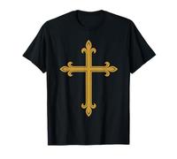Belle croix chrétienne sacrée - adoration de Jésus T-Shirt
