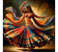 Belle Danseuse Puzzle 1000 Pièces Adultes, 65x65cm DIY Puzzle Impossible Jeu de Création et Logique, Puzzles Classiques pour Adultes et Enfants de 12 Ans et Plus