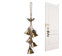 Belle De Bouton De Porte De Sorcière - Charme Rustique Suspendu, Conception Élégante De Carillon De Vent, Artisanat En Métal Sonore Clair, Construction À La Main Décorative | Ornement De Protection Él