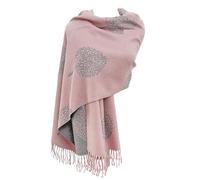 Belle écharpe GFM® de large taille, avec motifs de mûriers