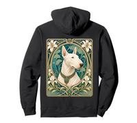 Belle Epoque Bull Terrier Chien Maman Papa Art Sweat à Capuche