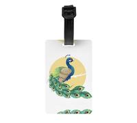 Belle étiquette de bagage avec couverture d'intimité arrière intégrale - Étiquette d'identification pour valises, sacs à main et sacs à dos