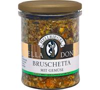 Belle femme Bruschetta Légumes