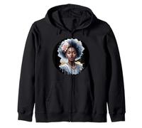 Belle Femme Noire Sweat à Capuche