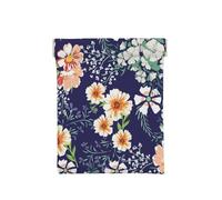 Belle Fleur Jardin Pétale Floral Feuilles Prairie Orange, Sac de Rangement pour Femmes, Portefeuille supérieur à Presser, Petit Porte-Monnaie, Pochette de Changement