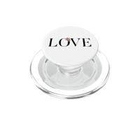 Belle Fleur Mot d'amour PopSockets PopGrip pour MagSafe