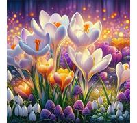 Belle Fleur Puzzle 150 Pièces Adultes, 65x65cm DIY Puzzle Impossible Jeu de Création et Logique, Puzzles Classiques pour Adultes et Enfants de 12 Ans et Plus